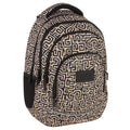 Mochila escolar BackUP A 08 Cool Beige, vista frontal
