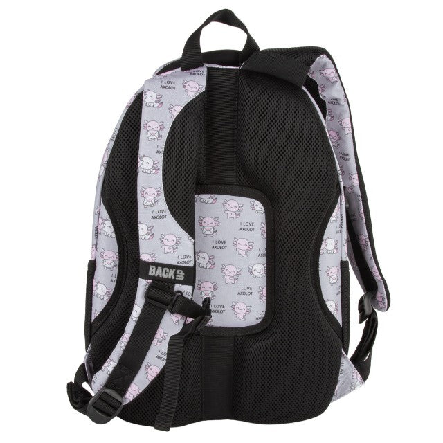 Compartimento principal aberto com bolso para portátil