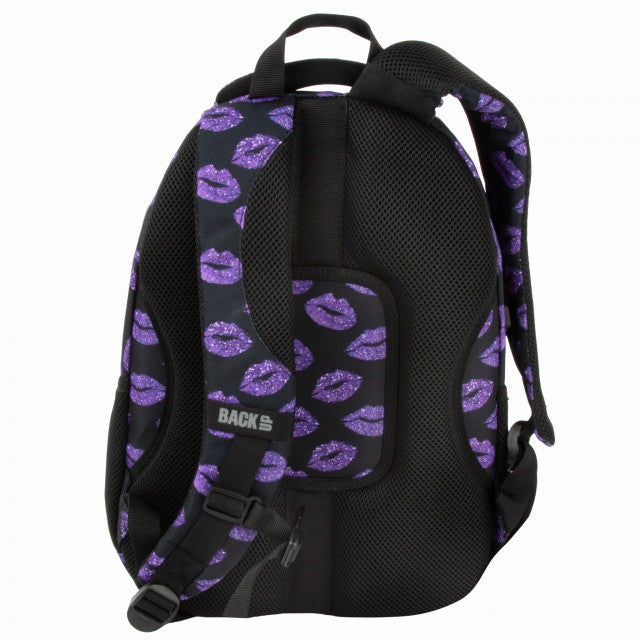 Interior do compartimento principal com bolso para portátil