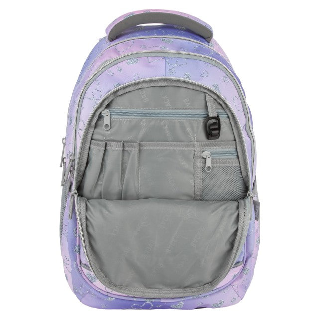 Compartimento organizador com bolso de rede e porta-chaves