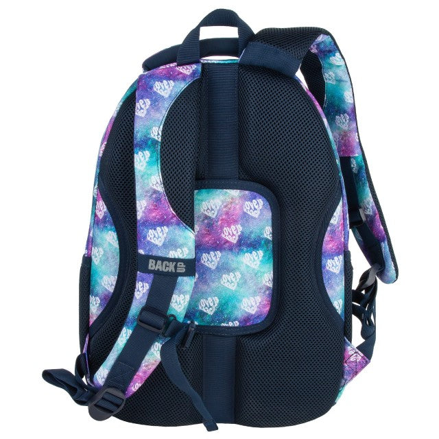Compartimento principal aberto com bolso para portátil