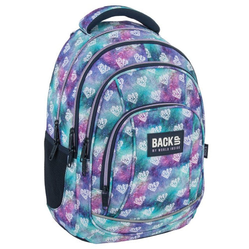 Mochila escolar BackUP A 34 Magic Love, vista frontal