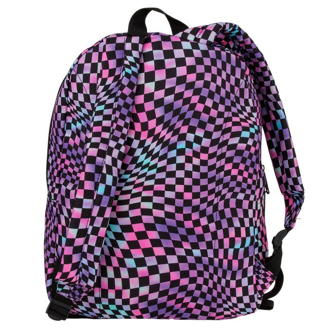 Compartimento principal aberto com bolso interior