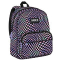 Mochila escolar BackUP C 20 Crazy Checkerboard, vista frontal