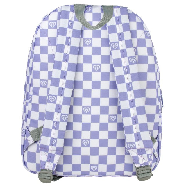 Costas da mochila com alças ajustáveis