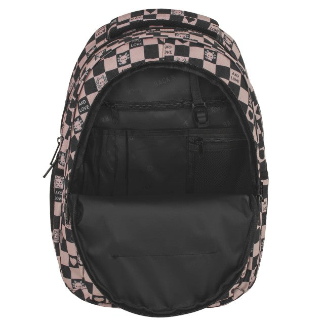 Mochila BackUP O 15 Axolot Heart, fundo reforçado