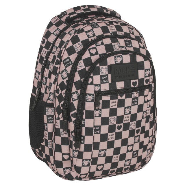 Mochila BackUP O 15 Axolot Heart, vista frontal