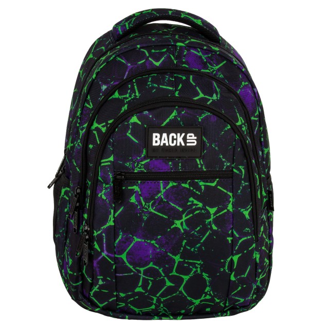 Mochila BackUP O 52 Pulse, vista lateral com bolso para garrafa