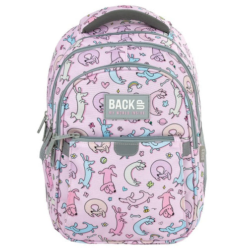 Mochila BackUP P 06 Cute Dogs, vista lateral