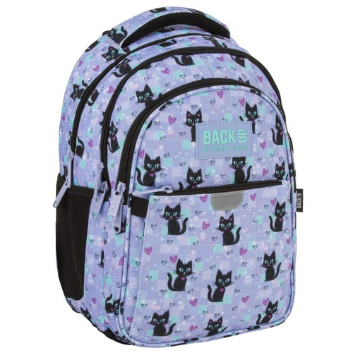 Mochila BackUP P 16 Magic Cats, vista frontal
