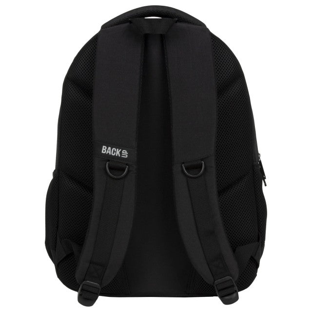 Interior da mochila BackUP W 56 com compartimentos abertos