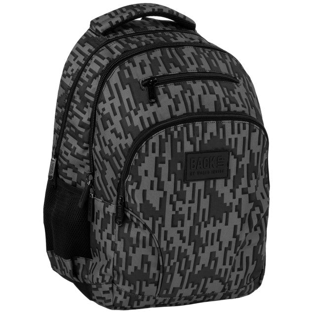 Tamanho Extra Grande 45x32x23, mochila BackUP Steel vista de frente