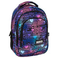 Mochila escolar BackUP X 18 Dance Hearts, vista frontal