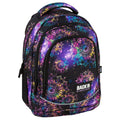 Mochila escolar BackUP X 30 com mandalas coloridas, vista frontal