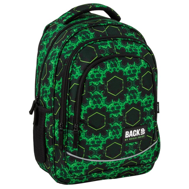 Mochila escolar BackUP X 45 Quantum, vista frontal