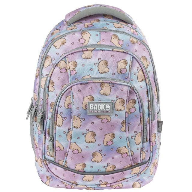 Vista lateral da BackUP A 04 com bolso para bebida