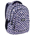 Mochila escolar BackUP A 30 com hamsters e xadrez, vista frontal
