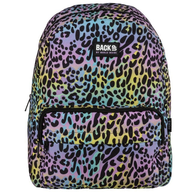 Costas da mochila com alças ajustáveis