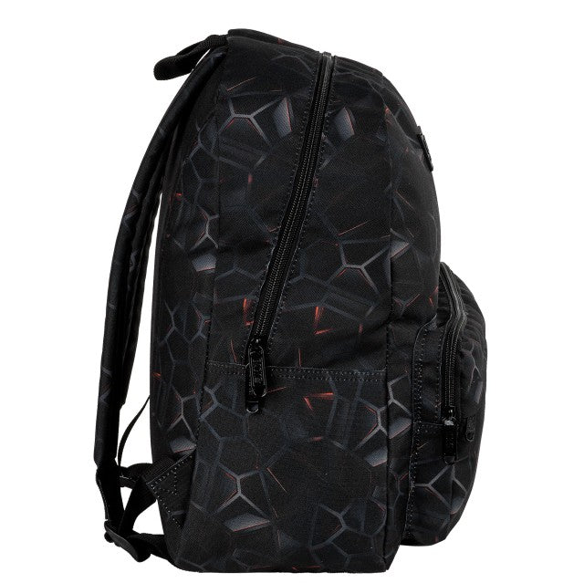 Tamanho Leve: compartimento principal aberto com bolso interior