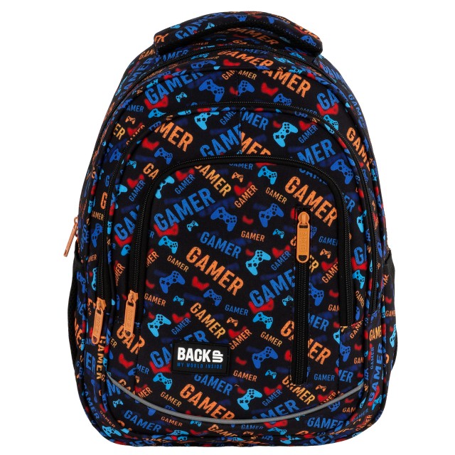 Vista lateral da mochila BackUP G 76 com bolso para bebida