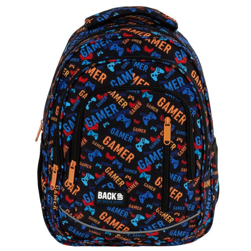 Vista lateral da mochila BackUP G 76 com bolso para bebida