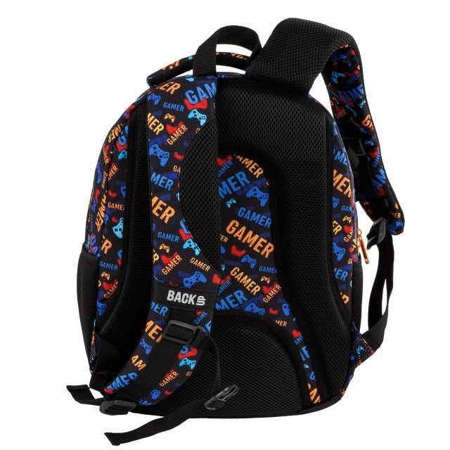 Compartimento traseiro com bolso para portátil