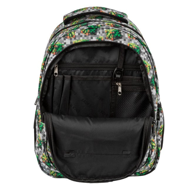 Bolso lateral para bebida e base com pés de borracha