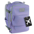 Mochila de cabine BackUP K 48 em lavanda, vista frontal