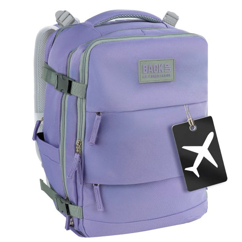 Mochila de cabine BackUP K 48 em lavanda, vista frontal