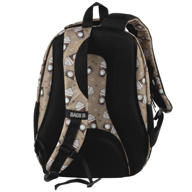 Organizador com bolso de rede e divisórias para canetas