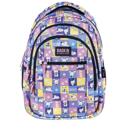 Vista lateral da mochila BackUP O 11 com bolso para garrafa