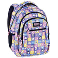 Mochila escolar BackUP O 11 com cãezinhos BFF, vista frontal