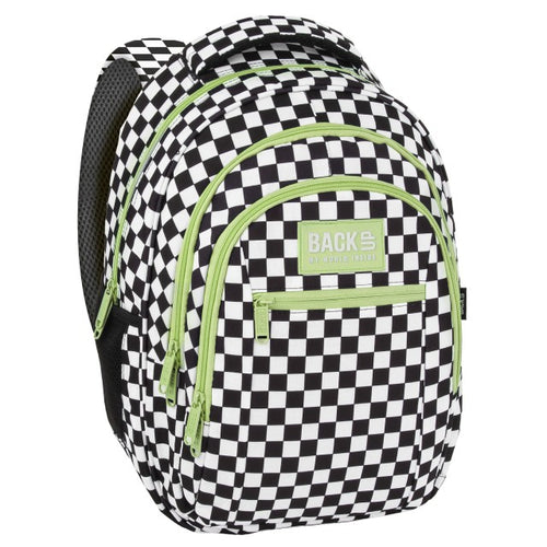 Mochila escolar BackUP O 94P Chessboard, vista frontal