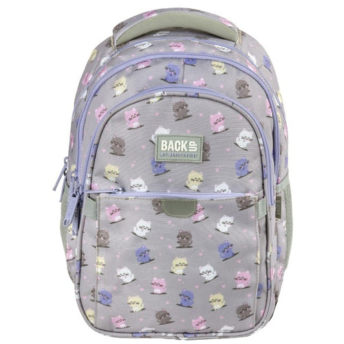 Costas da mochila e alças ajustáveis