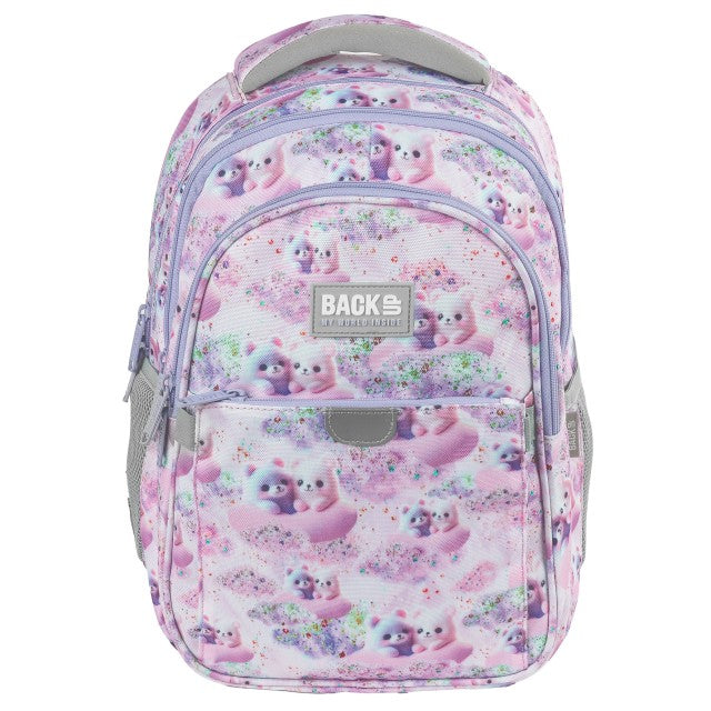 Costas da mochila com as alças macias