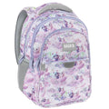 Mochila BackUP P 23 com ursinhos pastel, vista frontal