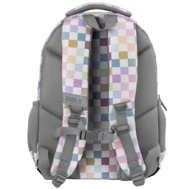 Organizador com bolsos de fecho e porta-chaves