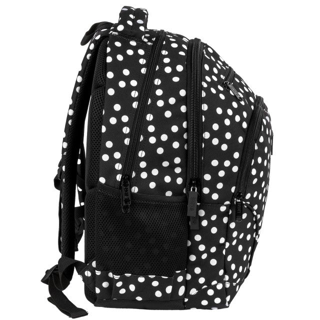 Compartimento principal com bolso acolchoado para portátil