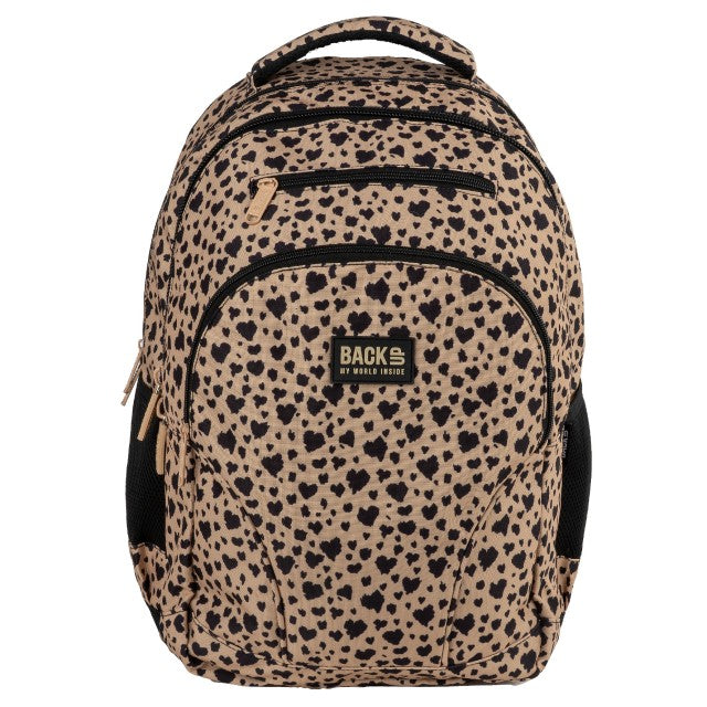 Costas da mochila com espuma respirável e alças contornadas