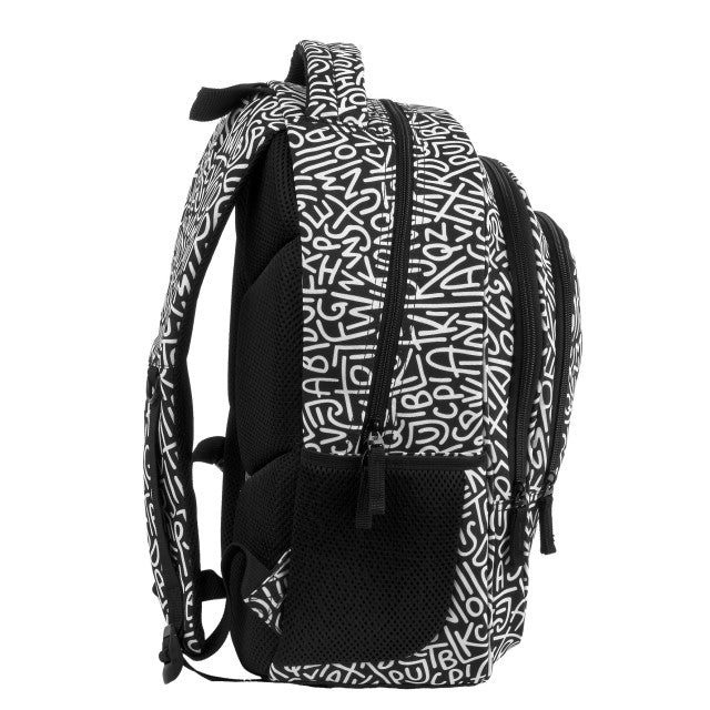 Compartimento com bolsos para portátil e tablet