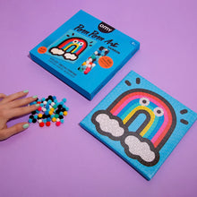 OMY Kit de Pintura con Pompones Arcoíris