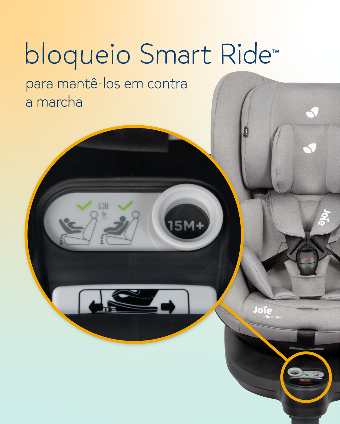 Silla de coche Joie i-Spin 360 | 40cm - 105cm MESH EDITION