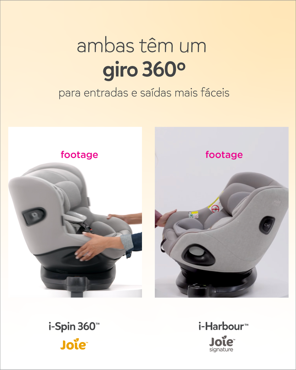 Silla de coche Joie i-Spin 360 | 40cm - 105cm MESH EDITION
