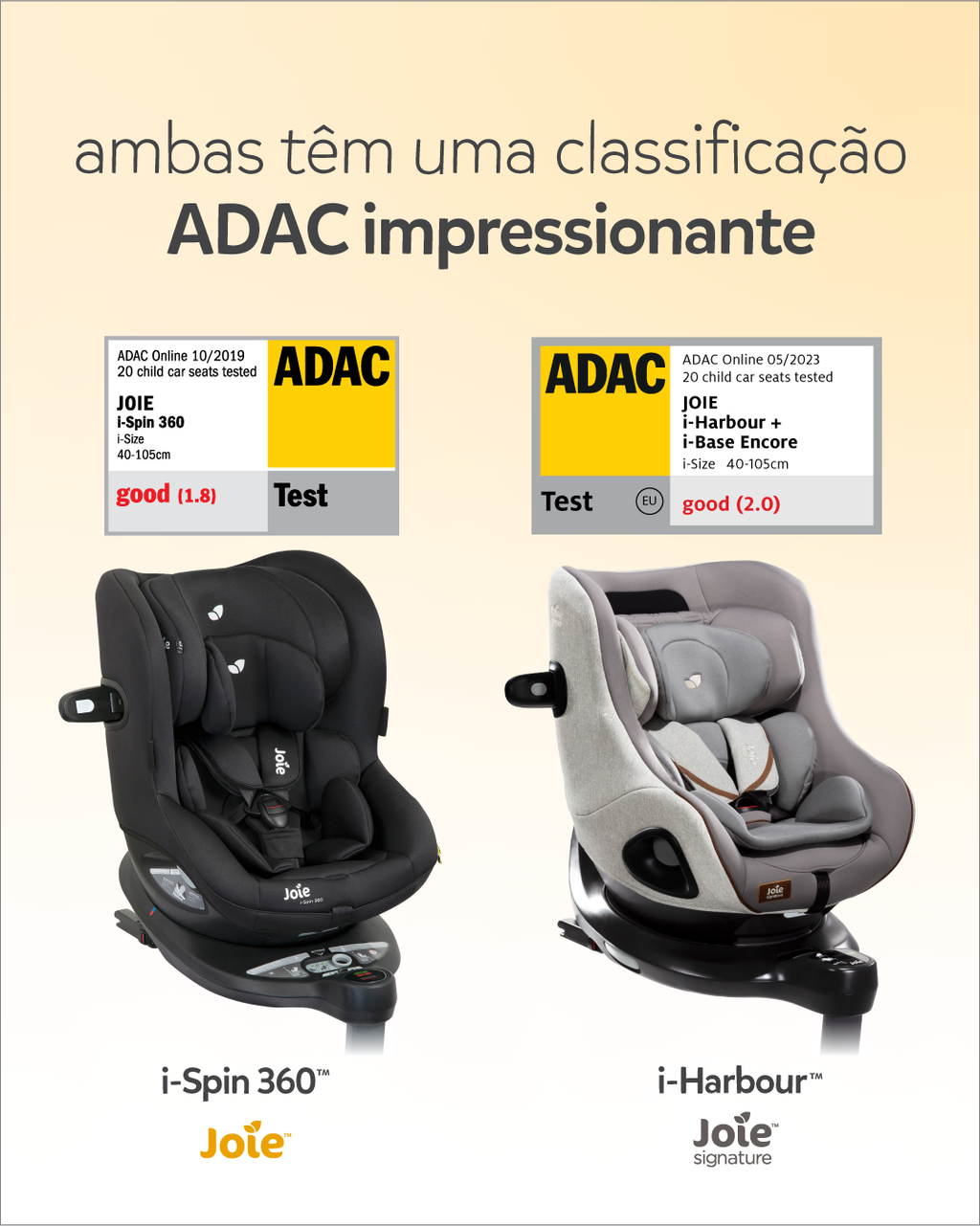 Silla de coche Joie i-Spin 360 | 40cm - 105cm MESH EDITION