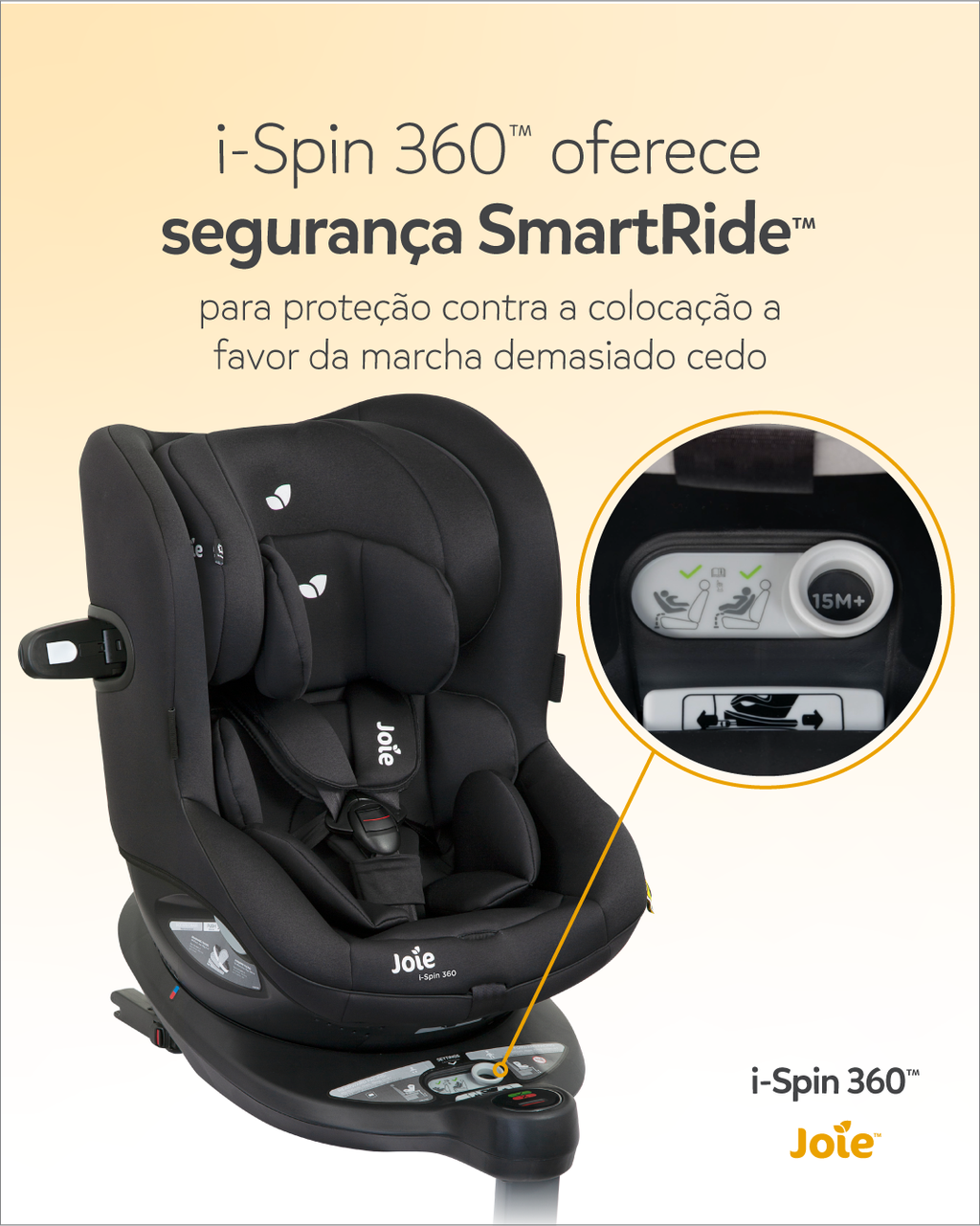 Silla de coche Joie i-Spin 360 | 40cm - 105cm MESH EDITION