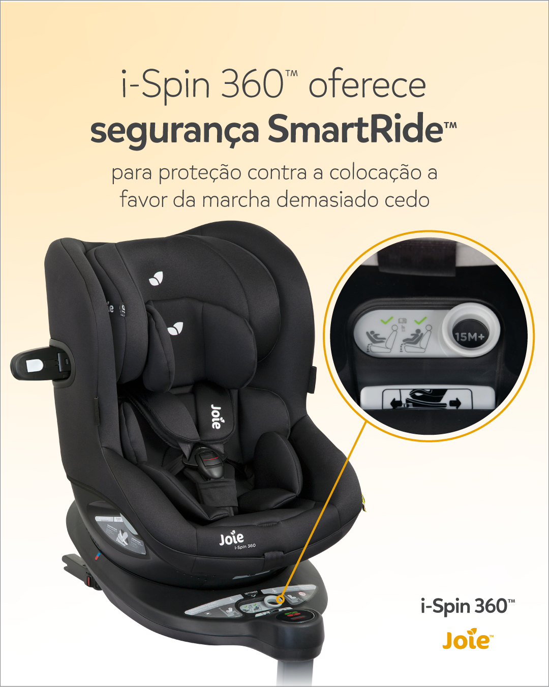 Silla de coche Joie i-Spin 360 | 40cm - 105cm MESH EDITION