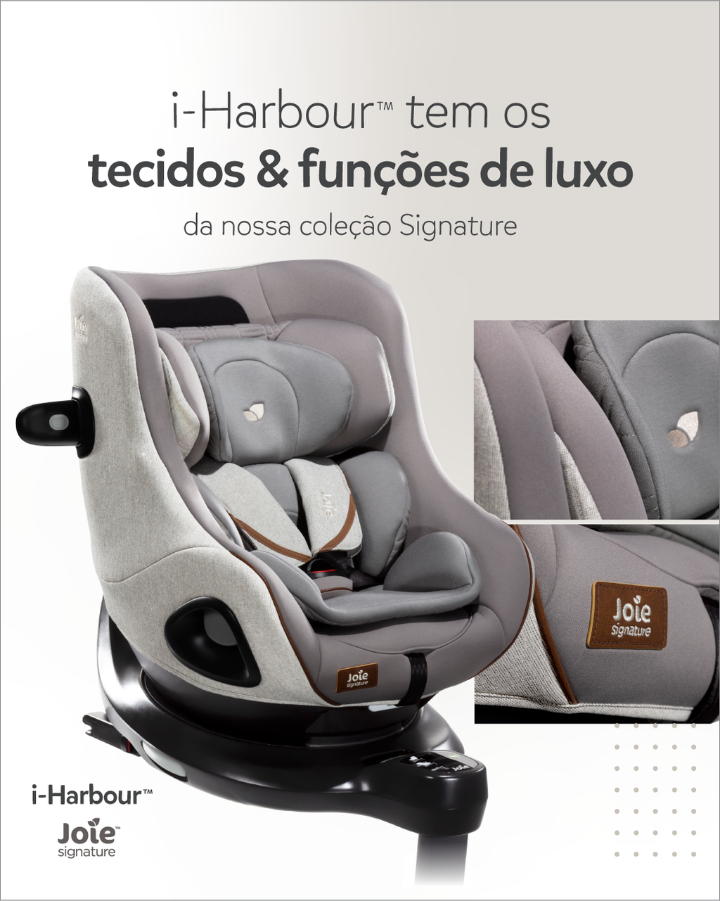 Silla de coche Joie i-Spin 360 | 40cm - 105cm MESH EDITION