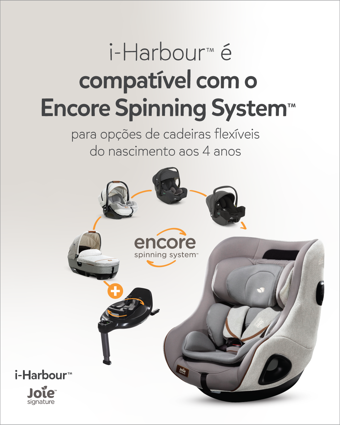 Silla de coche Joie i-Spin 360 | 40cm - 105cm MESH EDITION