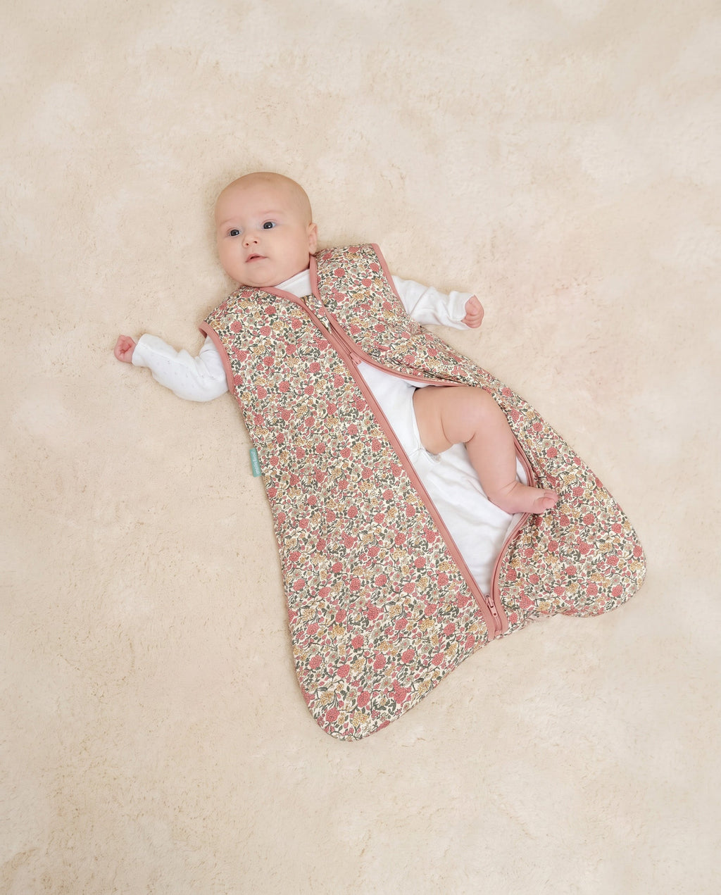 MolisandCo saco de dormir sem pés TOG 1.0 Peony