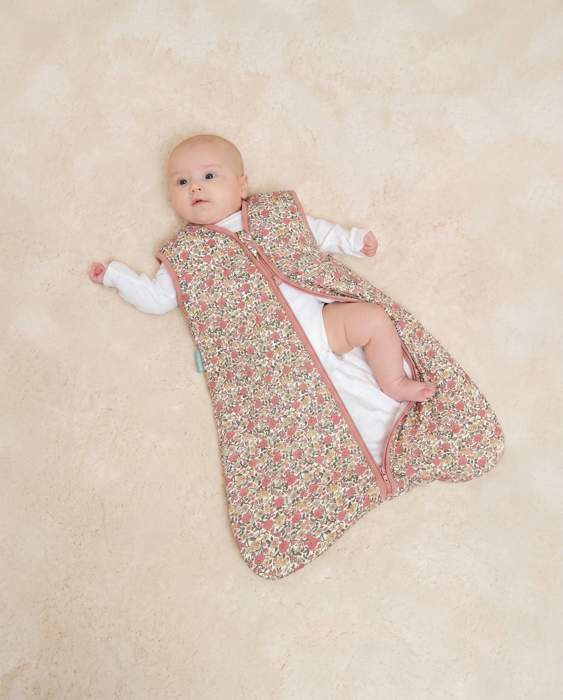 MolisandCo saco de dormir sem pés TOG 1.0 Peony